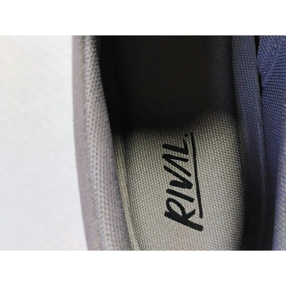 Rival‎ Mens Gray Slip-On Canvas Shoes Size 10